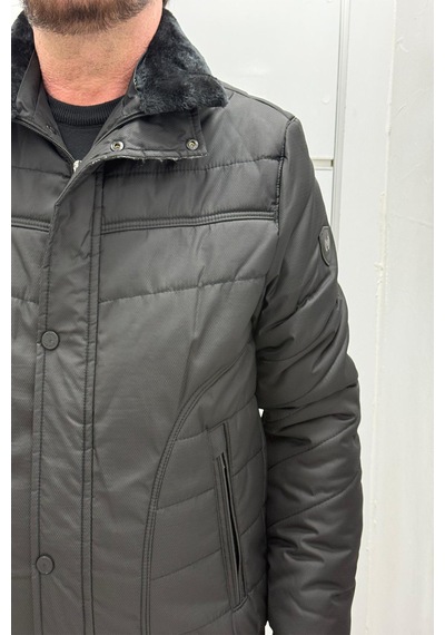 Santa Marco Muratti Dmctekstil Erkek Mrc-377 Hakim Yaka Spor Kesim Dar Kalıp Yakası Kürklü Kışlık Mont Siyah Santa Marco Muratti Dmctekstil Erkek Mrc-377 Hakim Yaka Spor Kesim Dar Kalıp Yakası Kürklü Kışlık Mont Siyah