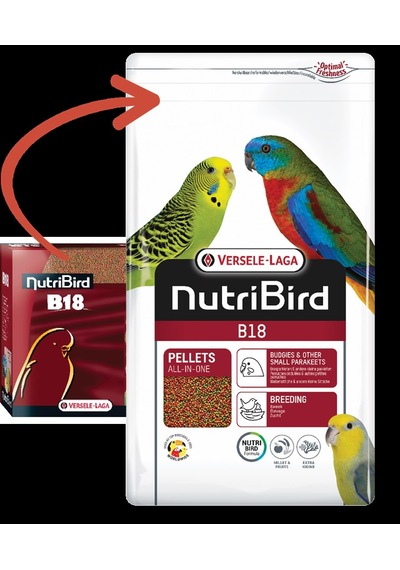 Nutribird B18 Muhabbet Pelet Yem 3 Kg
