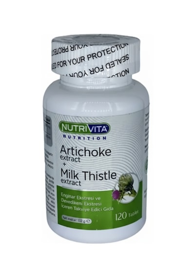 Nutrivita Artichoke Milk Thistle Extract 120 Tab
