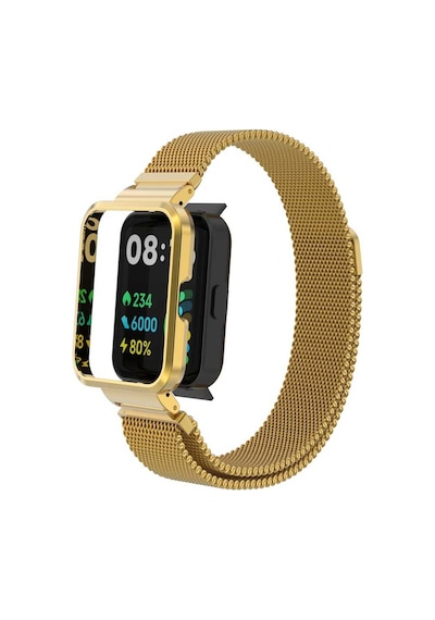 Xiaomi Redmi Watch 2 Lite Uyumlu Krd-58 Metal Mkst Kordon-pembe