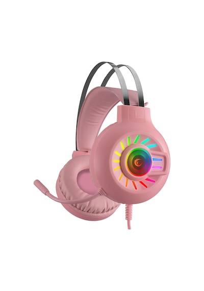 Rampage RM-K44 Zengibar 7.1 Surround Mikrofonlu RGB Kulak Üstü Oyuncu Kulaklığı