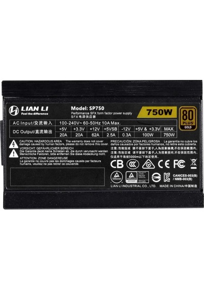 Lian Li SP750 92 MM 750W 80+ Gold Güç Kaynağı