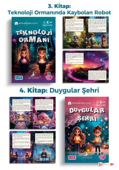 Umy Yayınları Rüya Kaşifleri Kulübü Macera Seti 5 Kitap - Okul Çağındaki Çocuklar İçin Duygusal Zeka Ve Mantık Geliştiren Hikaye Seti