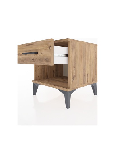 Hyperion Komodin Tek Çekmeceli 44x44x48 Çam-çam Çam