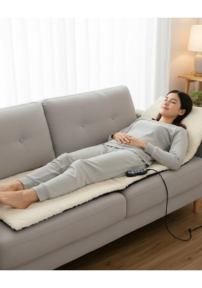 Full Body Masaj Minderi Isı Ve Titreşim Destekli Açık