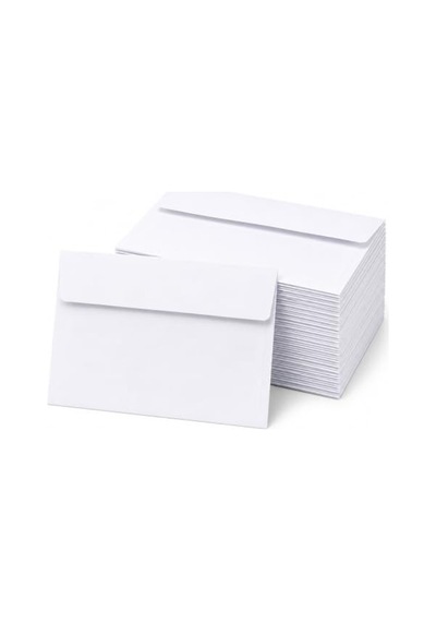 100 Adet Kendinden Yapışkanlı Beyaz Mektup Zarfı - 16x11 Cm 124-Pembe