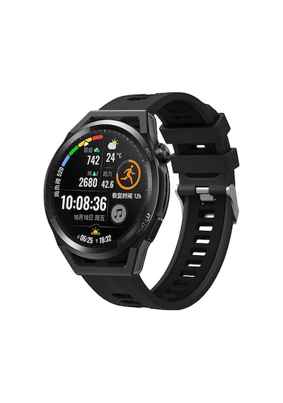 Huawei Honor Magic 2 42Mm Kordon Çift Renk Çizgili Kordon
