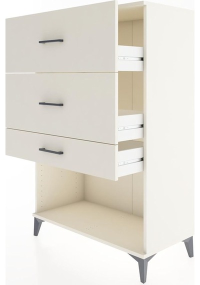 Hyperion Dolap 3 Çekmeceli 88x44x134 Aytaşı-aytaşı Aytaşı