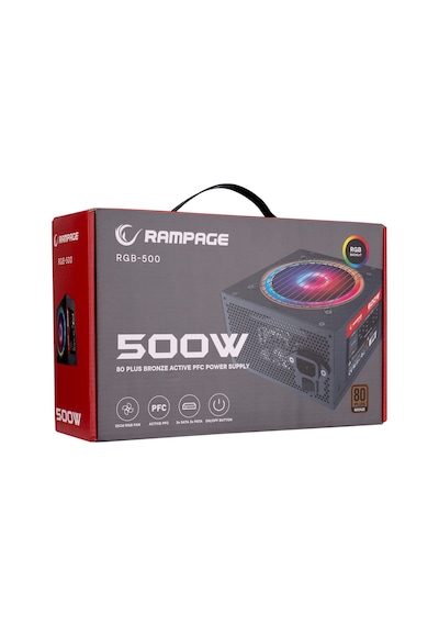 Rampage RGB-500 500W 80+ Bronze Güç Kaynağı
