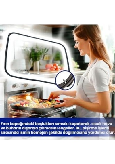 Ayrex Indesit İle Uyumlu Fırın Kapak Contası 420 X 305mm