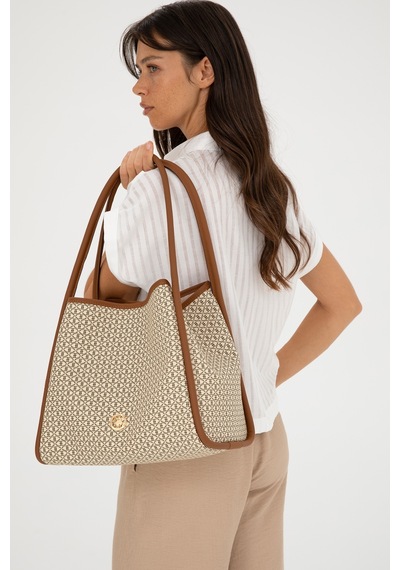 U.S. Polo Assn. Kadın Bej Omuz Çantası 50293713-VR011