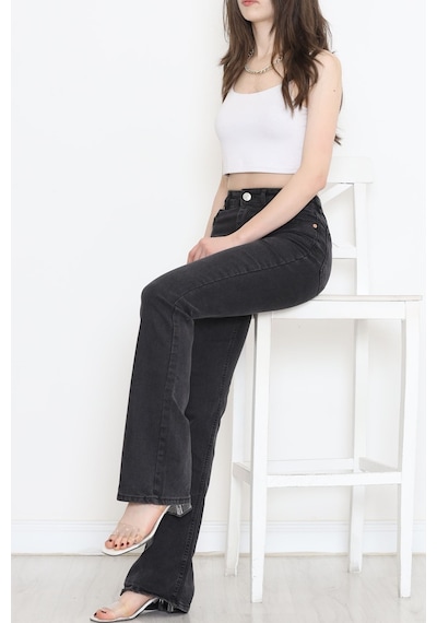 Mokashopin - İspanyol Paça Kot Pantolon Füme1 - 17274.1431. 001