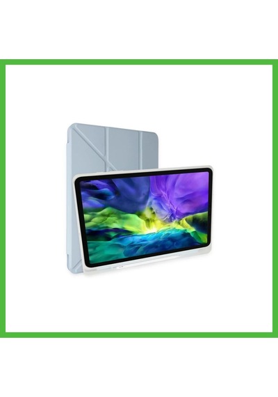 Vaveni İpad 10.2 8.nesil Kılıf Kalemlikli Mars Tablet Kılıfı - Mavi Arz
