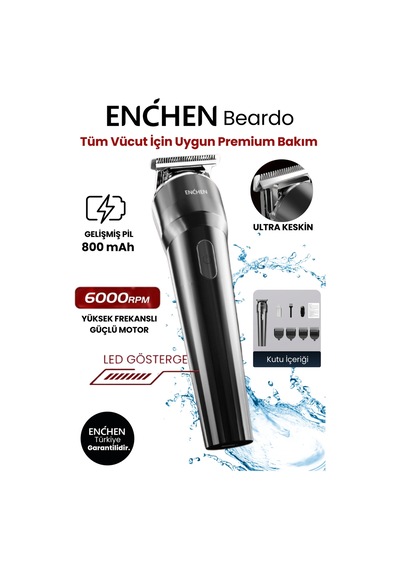 Beardo Çok Fonksiyonlu Tüm Vücut İçin Uygun Şarjlı Saç Ve Tıraş Makinesi