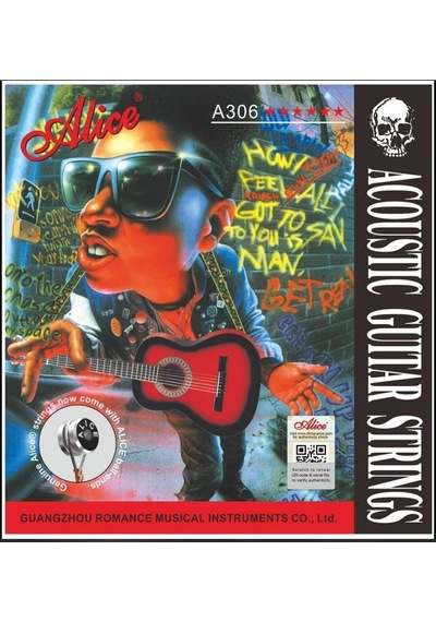 Alice A306XL Akustik Gitar Takım Tel - 0.10 Alice A306XL Akustik Gitar Takım Tel - 0.10