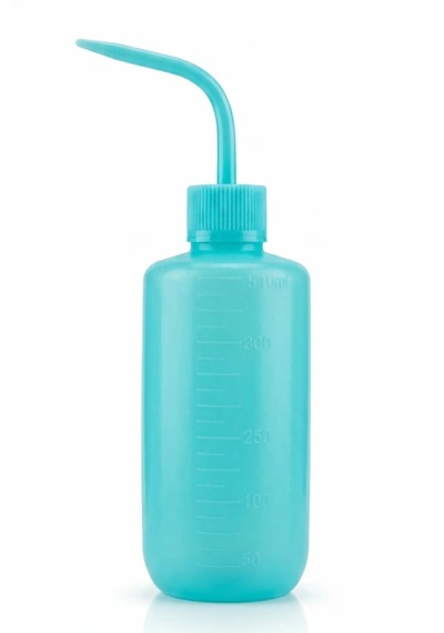 Mavi Pipet Şişe 500 Ml Dövme Yıkama Piset Şişesi