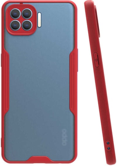 Oppo Reno 4 Lite ile Uyumlu Kapak Colorful Kamera Korumalı Silikon Kılıf