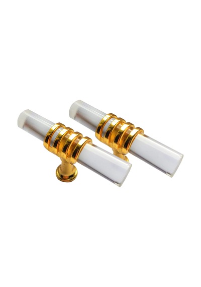 Epoksi Tepsi Kulpu Cam Kulp T Model 2 Adet Gold