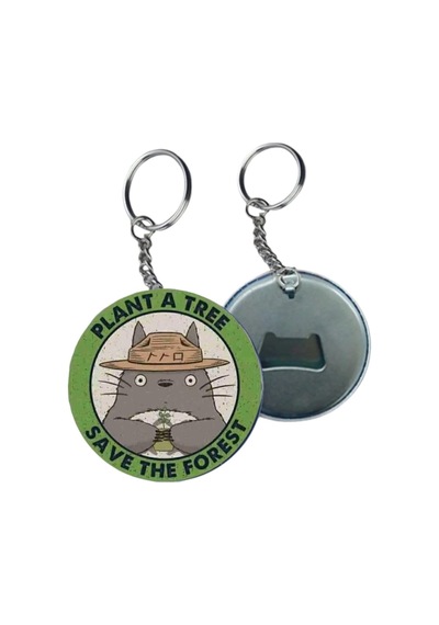 Totoro Anime Buton Açacaklı Anahtarlık