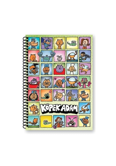 Köpek Adam Çizgili Defter-4