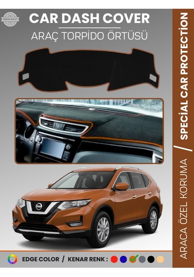 Nıssan X-traıl T32 2014-2021 Torpido Örtüsü Panel Koruma Araca Özel Çatlamayı Önler Kolay Montaj - 859 Stiloto