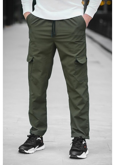 Oksit Bl 2111 Kort Paraşüt Düz İpli Paça Tactical Kargo Cepli Erkek Eşofman Alt 001