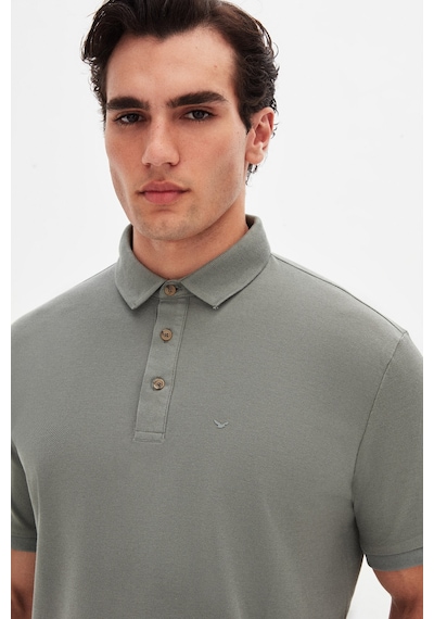 D's Damat Ds Damat Regular Fit Koyu Yosun Pike Dokulu T-shirt 4hc146551001m Koyu Yosun