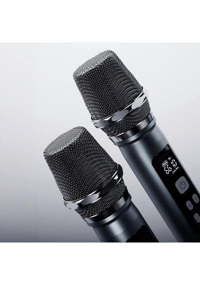 Lenyes Titan 1 Serisi Rgb Işıklı Çift Mikrofonlu Bluetooth Speaker Hoparlör V5.3 5000mah Siyah
