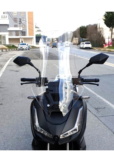 Motocam Salcano Wind 150 Ön Cam 2023-2026 Model 68cm Şeffaf Renkli 4mm