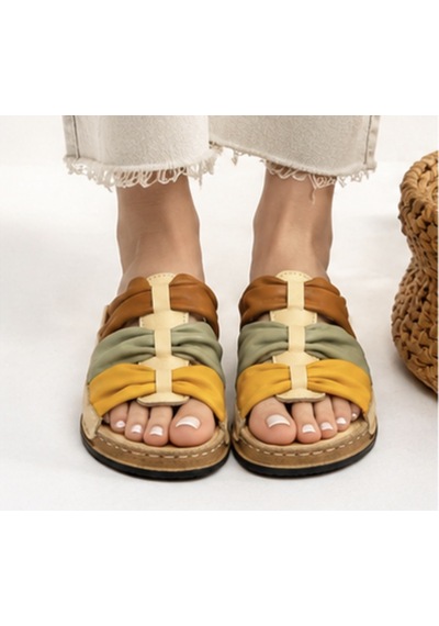 N Napa Shoe Np.307.bej Deri Terlik