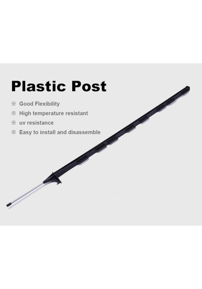 Elektrikli Çit Plastik Direk 105 Cm Esnek Uzun Ömürlü Çit Direk
