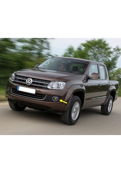 Vw Amarok 2013-2016 Ön Tampon Sol Sis Farı Izgarası Krom 2HH807489B