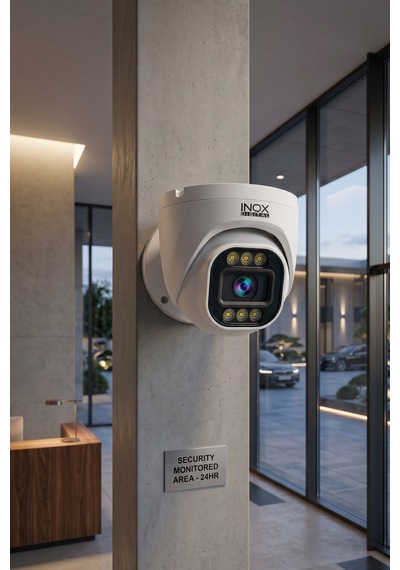 Inox-x205 4mp Ip Warm Led'li Dome Güvenlik Kamerası - 7/24 Tam Renkli Gece Görüşlü Akıllı Ağ Kamerası