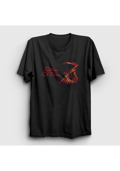 Presmono Unisex Reaper Children Of Bodom T-shirt Siyah