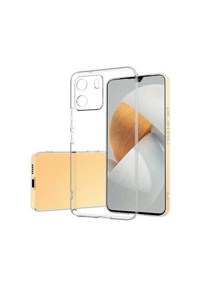Rba Aksesuar Vivo Y15s Kılıf Rba Kamera Korumalı Süper Silikon Kapak - Renksiz Çok Renkli