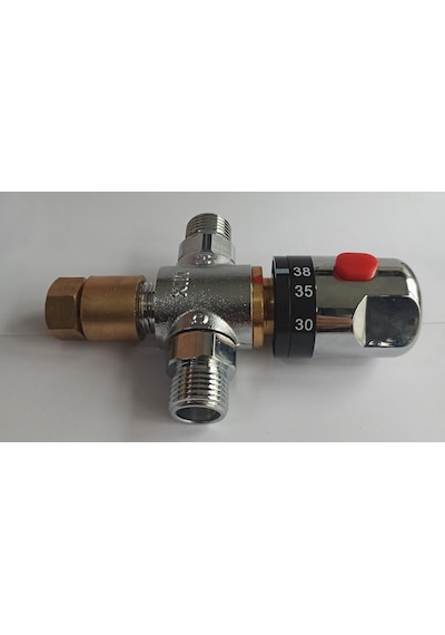 Stecell Termostatik Mikser Gri