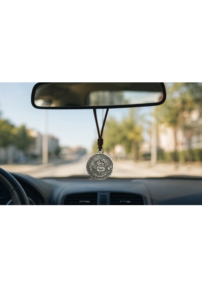 Bitcoin Madalyon Figürlü Araç Dikiz Aynası Süsü Kripto Para Temalı Araba Aksesuarı