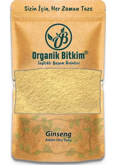 Organik Bitkim Ginseng Adam Otu Toz 10 G