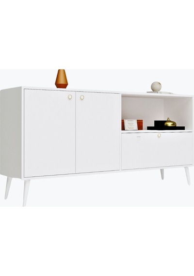 Floradesign Konsol / Konsol / Çok Amaçlı Dolap 160 Cm Beyaz