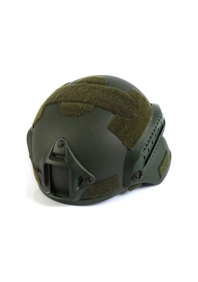 Haki Koruyucu Başlık Miğfer - Askeri Airsoft Paintball Kask Haki