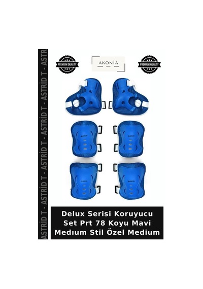 Delux Serisi Koruyucu Set Prt 78 Koyu Mavi Medıum Stil Özel Medium