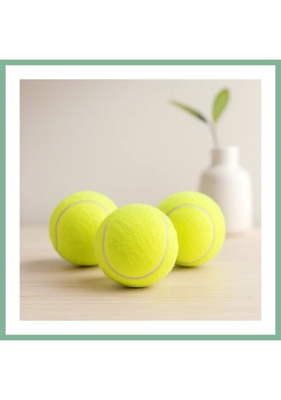 Bşkvirgo 3'lü Tenis Kort Topu - Poşetli Kartela Ambalaj Bsk2026