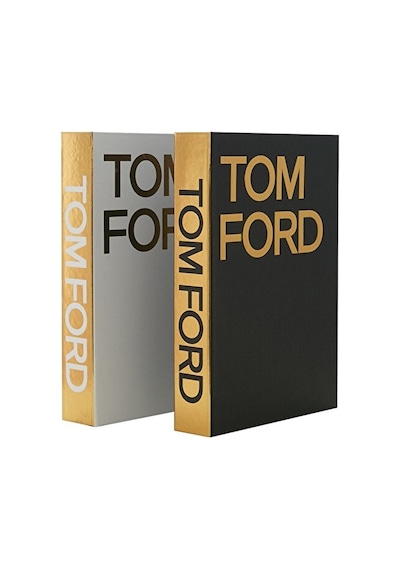 2'li Tomford Gold Set Dekoratif Kitap Kutu