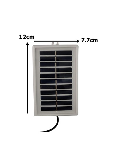Tr 32cm Güneş Enerjili Led Solar Işıldak Panel Güneş Enerjili 3 Mod Duvar Lambası 2.8mt Kablo
