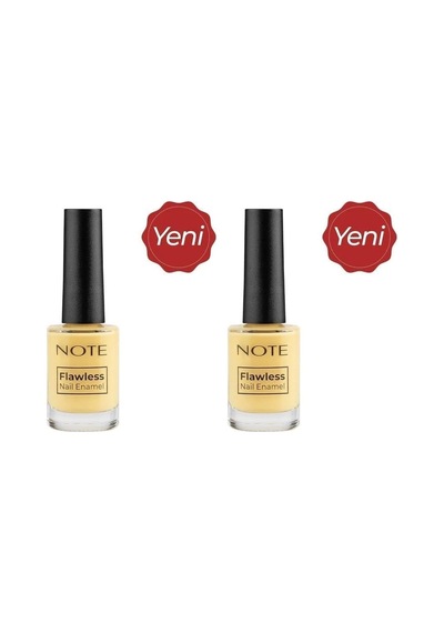 Nail Flawless Oje 108 Yellow, Sarı 2 Paketi