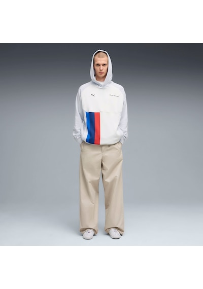 Puma Bmw M Motorsport Pumatech-x Erkek Kapüşonlu Sweatshırt 634807 07 Gri