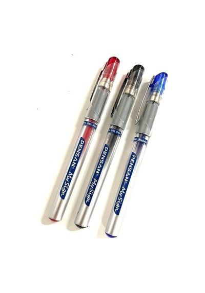 3 Adet My Sıgn Jel Roller Imza Kalemi 1 Mm Kırmızı - Mavi -siyah Diğer