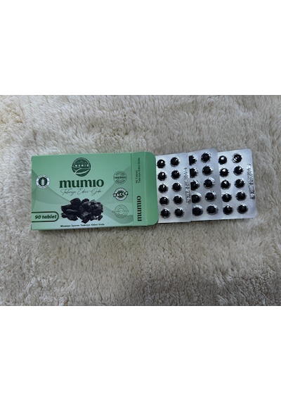 Mumio Takviye Edici Gıda 1 Kutu 3 X 30 Tablet Toplam 90 Tablet Mumio Takviye Edici Gıda 1 Kutu 3 X 30 Tablet Toplam 90 Tablet