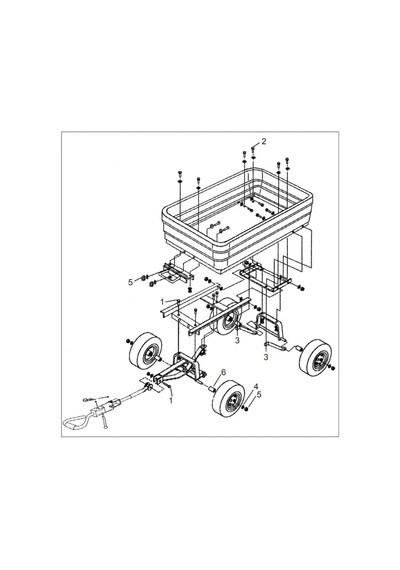 Ayrex Güde 94336, Bahçe Arabası, 250 Kg, Yeşil