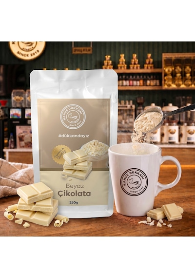 Beyaz Çikolata Tozu 250gr Hazır